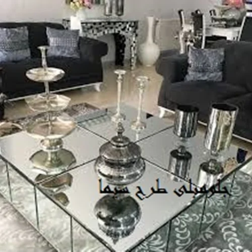 جلو مبلی آینه کاری شده طرح سیما